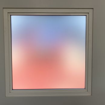 Artint Film - This 4x4 window is located 6' above the  landing, Hamid installed this on a ladder and maintain precision application. - Home Window Tinting Near Me