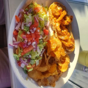 Rick's Café Boatyard - Blackened Shrimp Po'Boy sandwich - American Near Me - Indianapolis, Indiana Rick's Café Boatyard - Blackened Shrimp Po'Boy sandwich - American Near Me - Indianapolis, Indiana