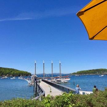 The Terrace Grille - View from our table - Seafood Near Me - Bar Harbor, Maine The Terrace Grille - View from our table - Seafood Near Me - Bar Harbor, Maine