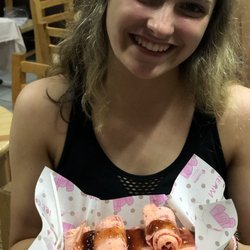 Robbin Roll - Mango-raspberry rolls with strawberry jam