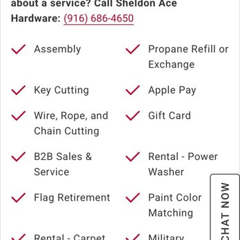Sheldon Ace Hardware - False advertising - Hardware Stores Near Me - Elk Grove, California