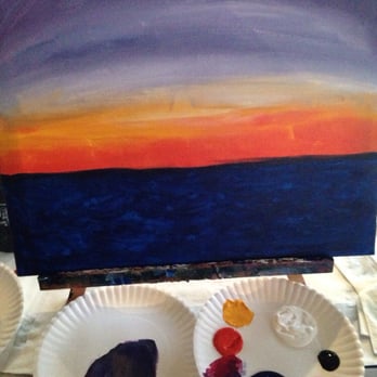 Painting with a Twist - Mid-painting... - Art Classes Near Me - Jacksonville, Florida Painting with a Twist - Mid-painting... - Art Classes Near Me - Jacksonville, Florida