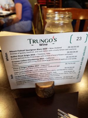 Menu photo 1 Trungo's Leesburg, VA