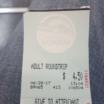 Seattle Center Monorail - Public Transportation Near Me - Seattle, Washington