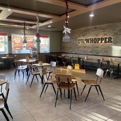 Burger King - Indoor dining area post renovation