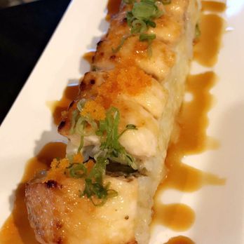 Sushi Hana - Baked salmon roll - Japanese Near Me - San Diego, California Sushi Hana - Baked salmon roll - Japanese Near Me - San Diego, California