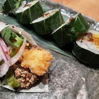 Sushisamba - Left: Sasa handroll; Right: Amazonia - Asian Fusion Near Me - Las Vegas, Nevada Sushisamba - Left: Sasa handroll; Right: Amazonia - Asian Fusion Near Me - Las Vegas, Nevada