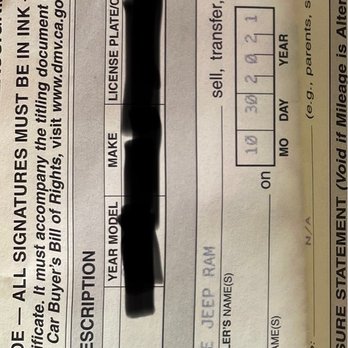 Sierra CDJR of Monrovia - Date of when the sale was made for the car - Auto Repair Near Me - Monrovia, California