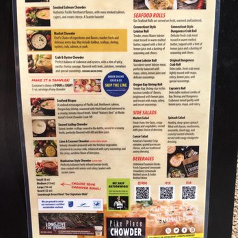 Pike Place Chowder - Menu - Seafood Near Me - Seattle, Washington Pike Place Chowder - Menu - Seafood Near Me - Seattle, Washington