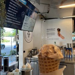 Sweet Melody Ice Cream - Homemade ice cream and home made waffle cone for a sweet creamy treat.