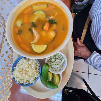 Paseo El Dorado - Fish Soup... Taste Way Better Than It Looks!!! - Salvadoran Near Me - Los Angeles, California Paseo El Dorado - Fish Soup... Taste Way Better Than It Looks!!! - Salvadoran Near Me - Los Angeles, California