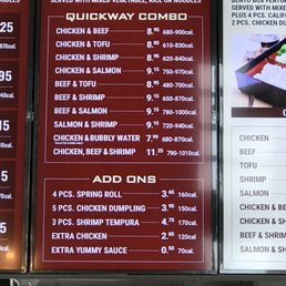 Menu Menu