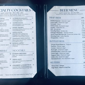 Boathouse on the Bay - Cocktail/Beer menu - 03-07-2026 - Steakhouses Near Me - Long Beach, California Boathouse on the Bay - Cocktail/Beer menu - 03-07-2026 - Steakhouses Near Me - Long Beach, California