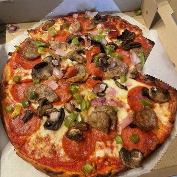 Wiseguy Pizza - Supreme Pie Cauliflower GF Pizza Crust (Small 10) - Pizza Near Me - Arlington, Virginia