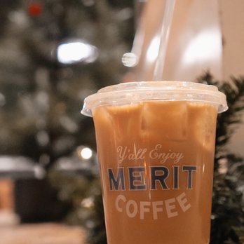 Merit Coffee - Mexican Vanilla Latte ~ iced - Coffee & Tea Near Me - Shavano Park, Texas