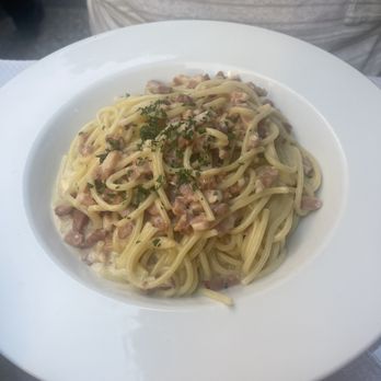 La Pizza Cresci - Carbonara with spaghetti noodles - Pizza Near Me - Nice, 06