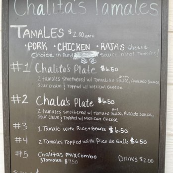 Chalita’s Tamales - Chalita's Tamales Menu - Street Vendors Near Me - Vancouver, Washington Chalita’s Tamales - Chalita's Tamales Menu - Street Vendors Near Me - Vancouver, Washington