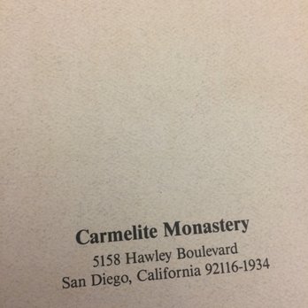 Carmelite Monastery - Address - Churches Near Me - San Diego, California