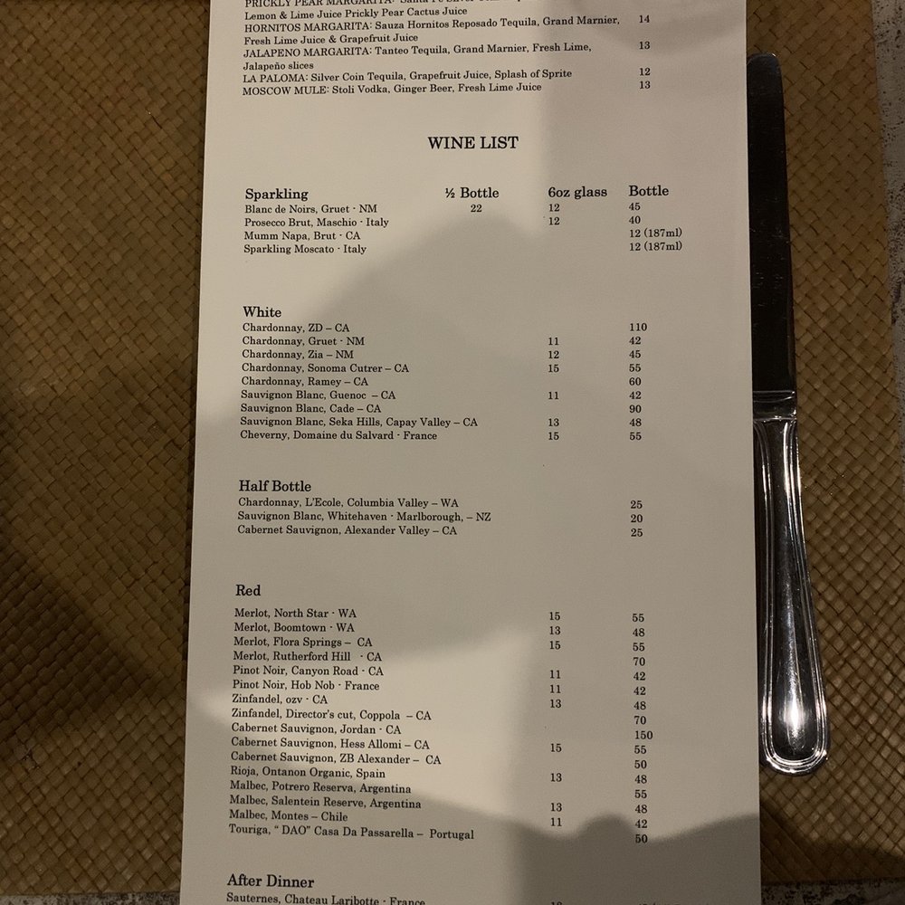 Amaya - Cocktails - New American Near Me - Santa Fe, New Mexico