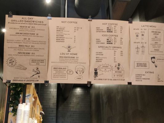 Menu photo 1 LDU Coffee Dallas, TX