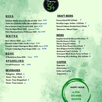 Tapas54 Wine Room - Winelist - Tapas Bars Near Me - New York, New York Tapas54 Wine Room - Winelist - Tapas Bars Near Me - New York, New York