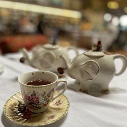 Chado Tea Room - The elephant tea pots were my favorite!