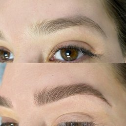 Brows before and after. How gorgeous??? Brows before and after. How gorgeous???