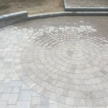 Rivera Landscaping - Patio, seating wall and spa pad. - Landscaping Near Me - Annapolis, Maryland
