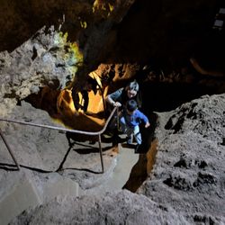 California Cavern State Historic Landmark - Toward the exit, some parts are a bit wet