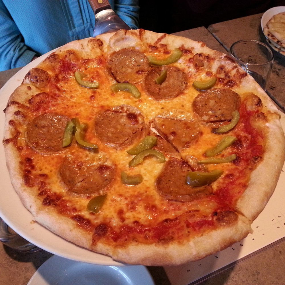 Rustico - Spicy chicken meatball pizza - New American Near Me - Alexandria, Virginia Rustico - Spicy chicken meatball pizza - New American Near Me - Alexandria, Virginia