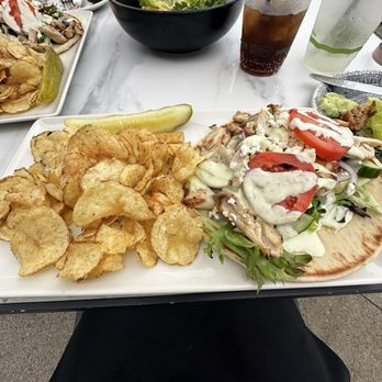 Marker 14 - Roasted Chicken Pita & plenty of chips! - Restaurants Near Me - Saugatuck, Michigan Marker 14 - Roasted Chicken Pita & plenty of chips! - Restaurants Near Me - Saugatuck, Michigan