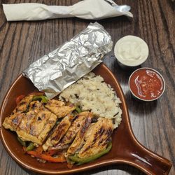 Chicken faajita...the meal so awesome...I should try twice a week