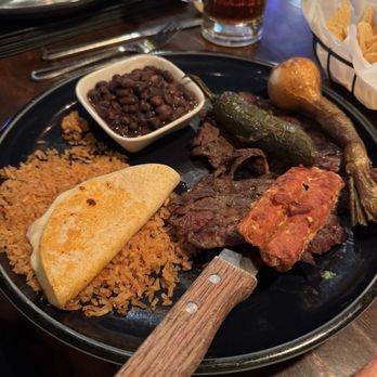 Chihuahua's Cantina & Grill - Carne asada plate with corizo and a quesadilla with black beans and rice. - Mexican Near Me - Reno, Nevada Chihuahua's Cantina & Grill - Carne asada plate with corizo and a quesadilla with black beans and rice. - Mexican Near Me - Reno, Nevada