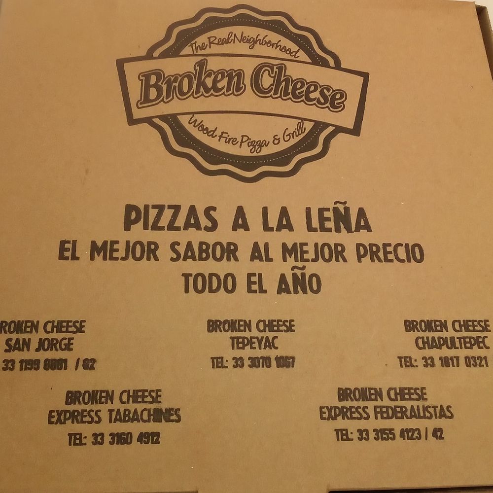 Broken Cheese Pizza - Pizza Near Me - Guadalajara, JAL Broken Cheese Pizza - Pizza Near Me - Guadalajara, JAL
