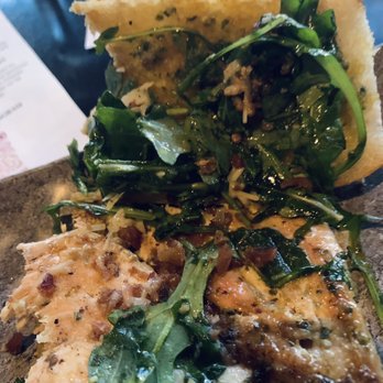 The State - Chicken, arugula, crumble of bacon and Asiago and grease! - Whiskey Bars Near Me - Rancho Cucamonga, California The State - Chicken, arugula, crumble of bacon and Asiago and grease! - Whiskey Bars Near Me - Rancho Cucamonga, California