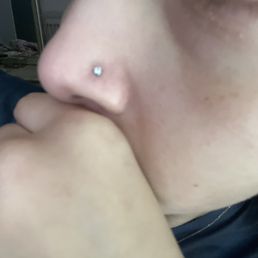 Nose piercing 2 years in