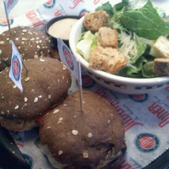 Silver Diner - Pesto Turkey Sliders & Ceasar Salad - Diners Near Me - Glen Allen, Virginia Silver Diner - Pesto Turkey Sliders & Ceasar Salad - Diners Near Me - Glen Allen, Virginia