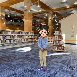 South Bowie Branch Library - Huge hall.