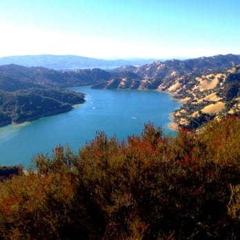 Stebbins Cold Canyon Loop Trail - View from the top! (Lake Berryessa, Sacramento to the opposite side) - Hiking Near Me - Winters, California