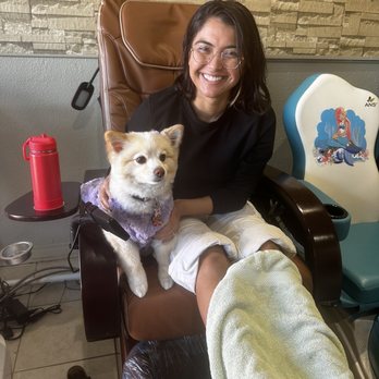 MY Nails San Antonio - Lola the sunshine of the place + heated towel for feet - Nail Salons Near Me - San Antonio, Texas MY Nails San Antonio - Lola the sunshine of the place + heated towel for feet - Nail Salons Near Me - San Antonio, Texas
