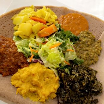 Blue Nile - Vegetarian Combination! - Ethiopian Near Me - Houston, Texas