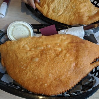 Epic Double Decker - Buffalo chicken and Hawaiian inside out pizzas - Pizza Near Me - Media, Pennsylvania