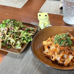 ragu lunch set with salad ragu lunch set with salad