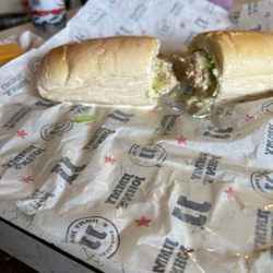 Jimmy John's - The pool of mayonnaise my sandwich is bathing in