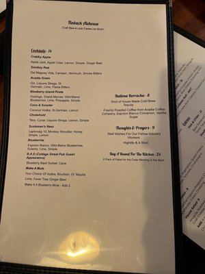 Menu photo 3 Finback Alehouse Bar Harbor, ME