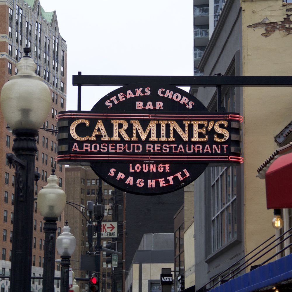Carmine's - Front of restaurant. - Italian Near Me - Chicago, Illinois Carmine's - Front of restaurant. - Italian Near Me - Chicago, Illinois