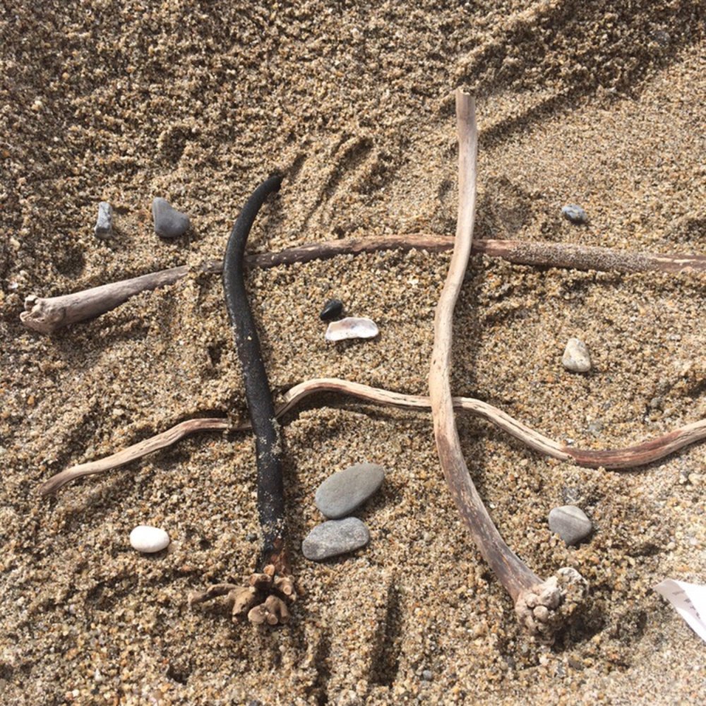 Scott Creek Beach - Tic tac toe - Beaches Near Me - Davenport, California