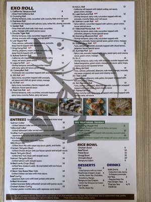 Menu photo 5 EXO Sushi Anaheim, CA