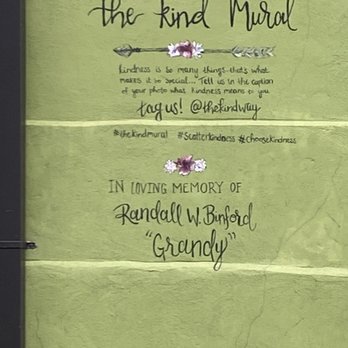 The Golden Slipper - Explanation about "The Kind Mural" - Flowers & Gifts Near Me - Nashville, Tennessee