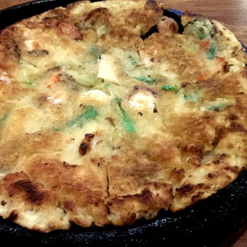 Lighthouse Tofu - Seafood scallion pancake - Korean Near Me - Annandale, Virginia